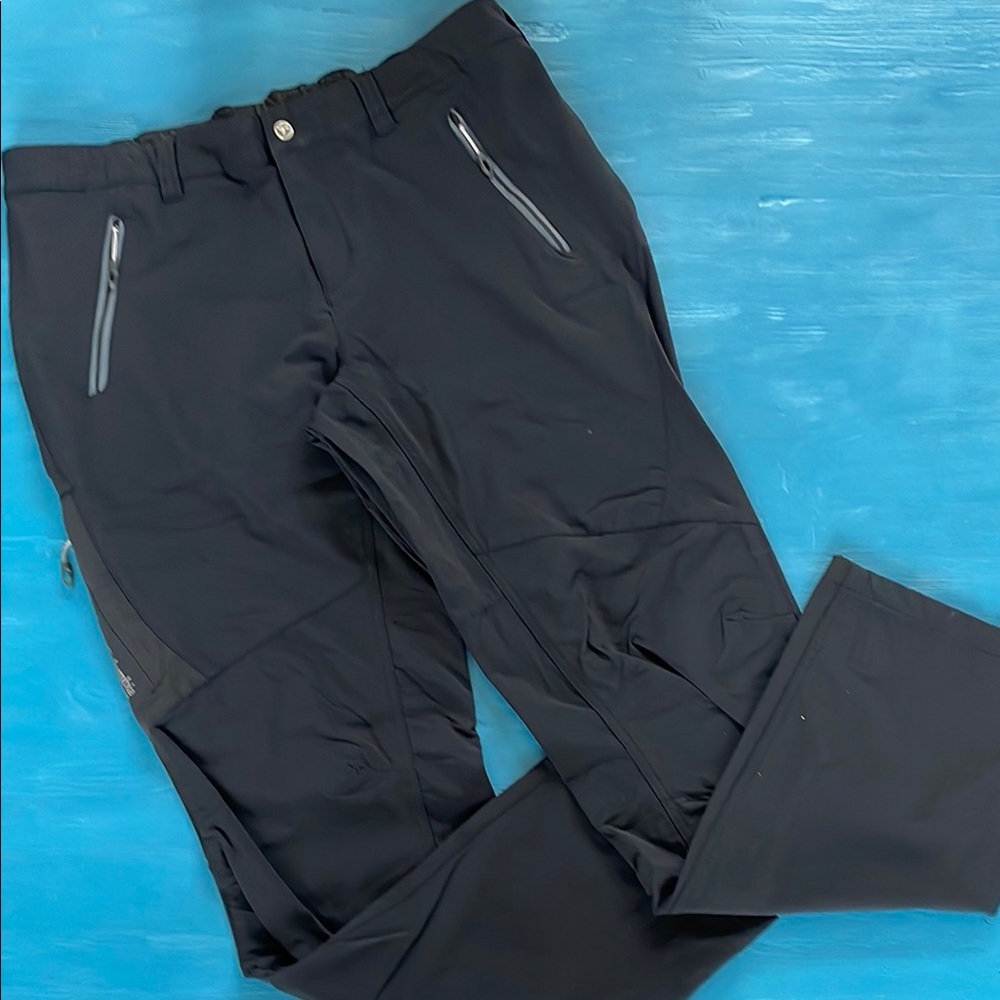 Columbia Black Omni-Shield Pants, Long/Tall 32” inseam